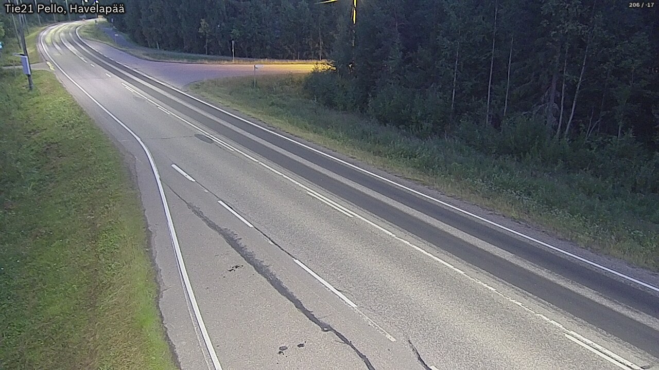Kelikamerat Kuva Tie 21 Pello, Havelanpää, Pello, Lappi