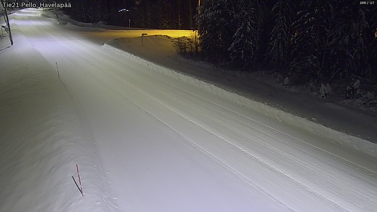 Kelikamerat Kuva Tie 21 Pello, Havelanpää, Pello, Lappi