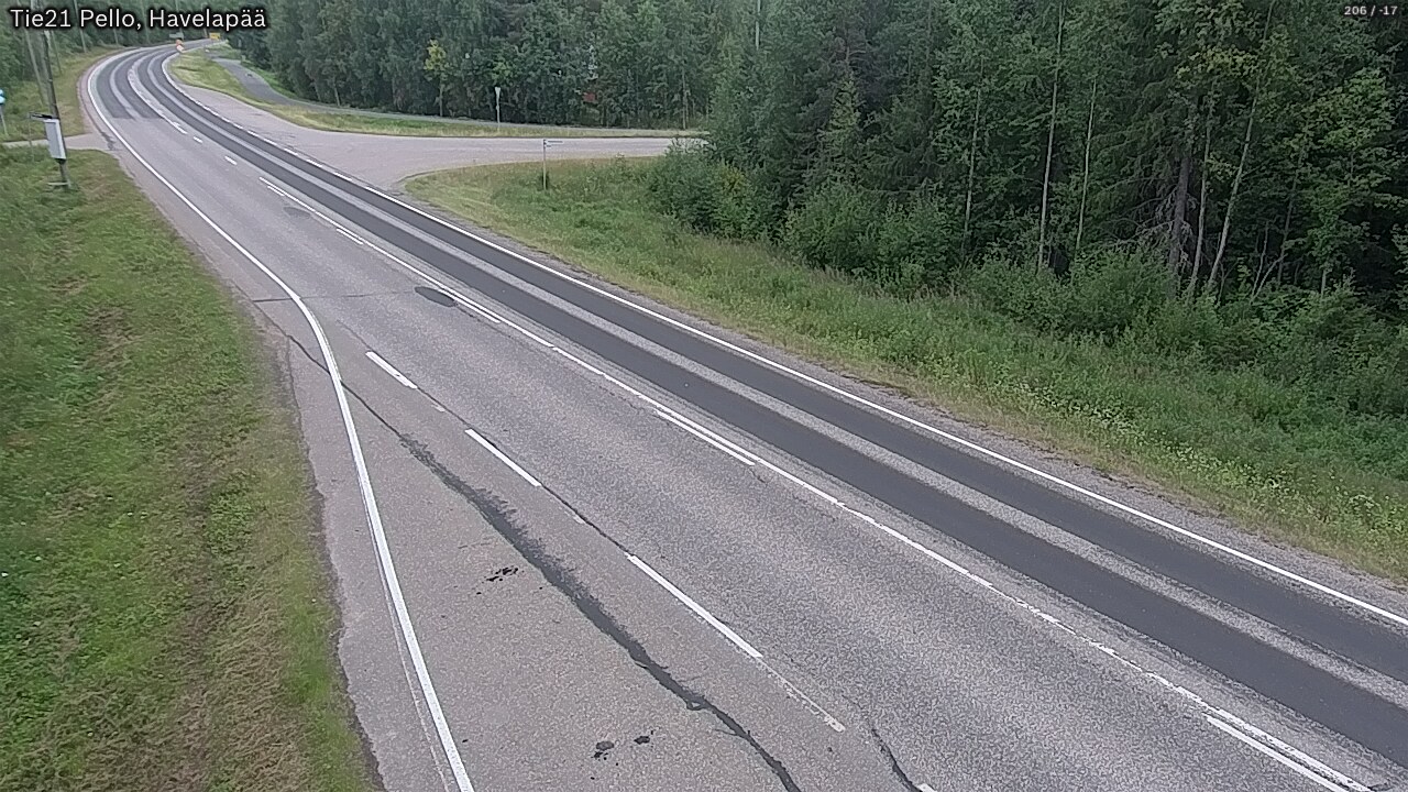 Kelikamerat Kuva Tie 21 Pello, Havelanpää, Pello, Lappi