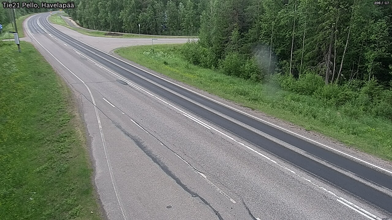 Kelikamerat Kuva Tie 21 Pello, Havelanpää, Pello, Lappi