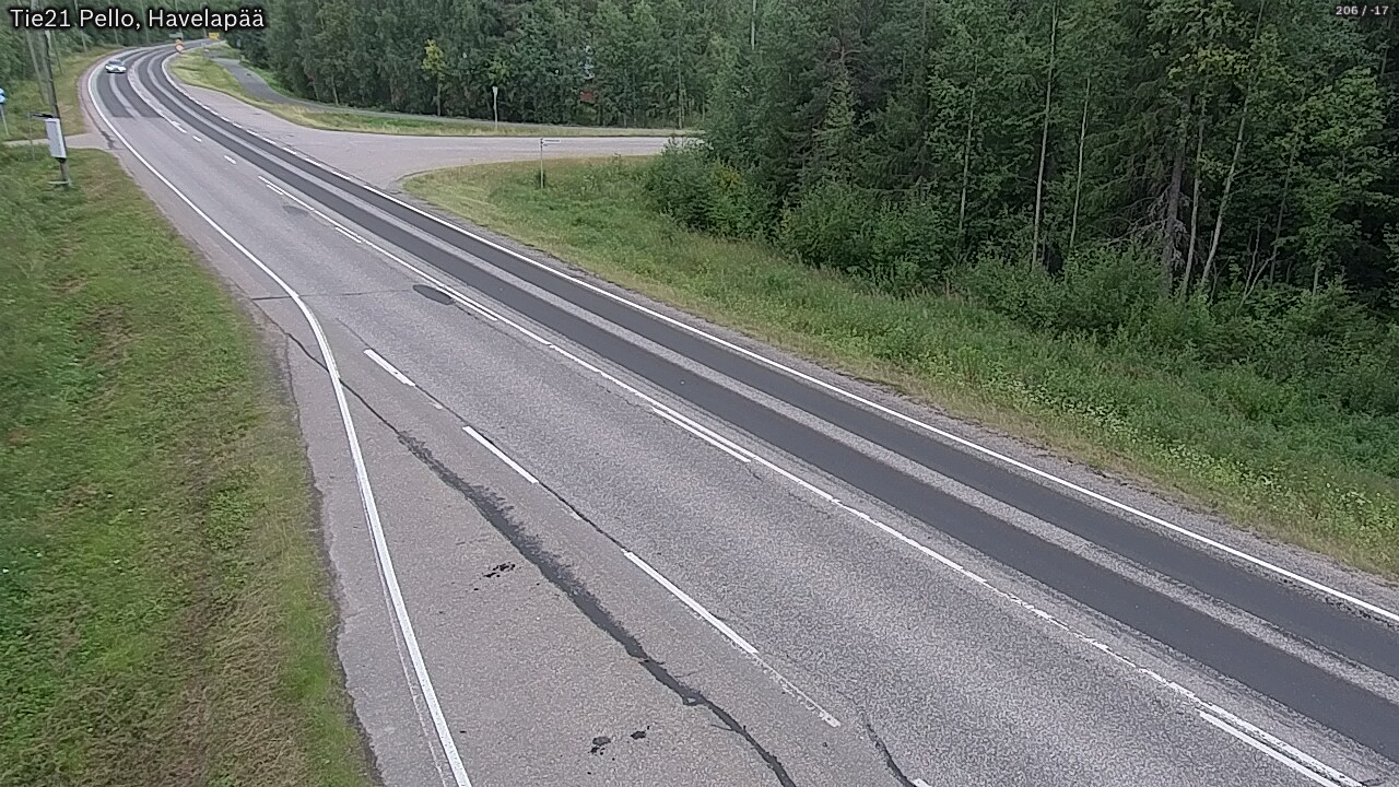 Kelikamerat Kuva Tie 21 Pello, Havelanpää, Pello, Lappi