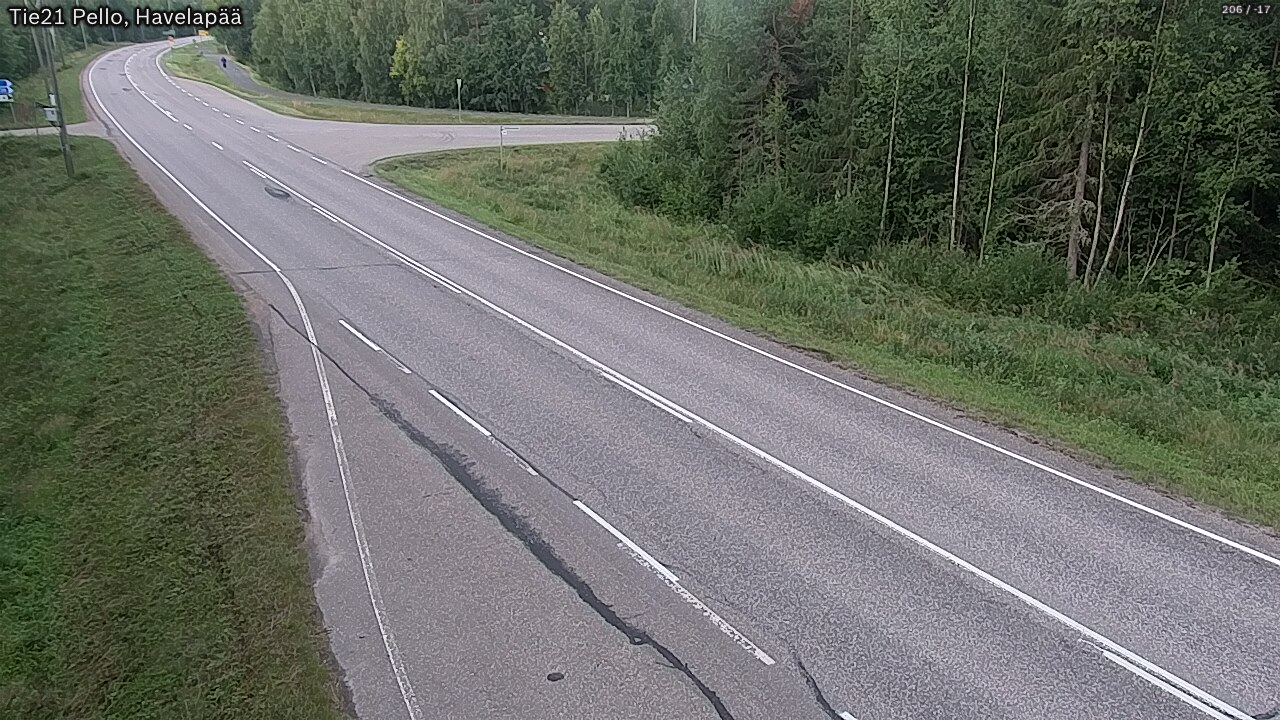 Kelikamerat Kuva Tie 21 Pello, Havelanpää, Pello, Lappi