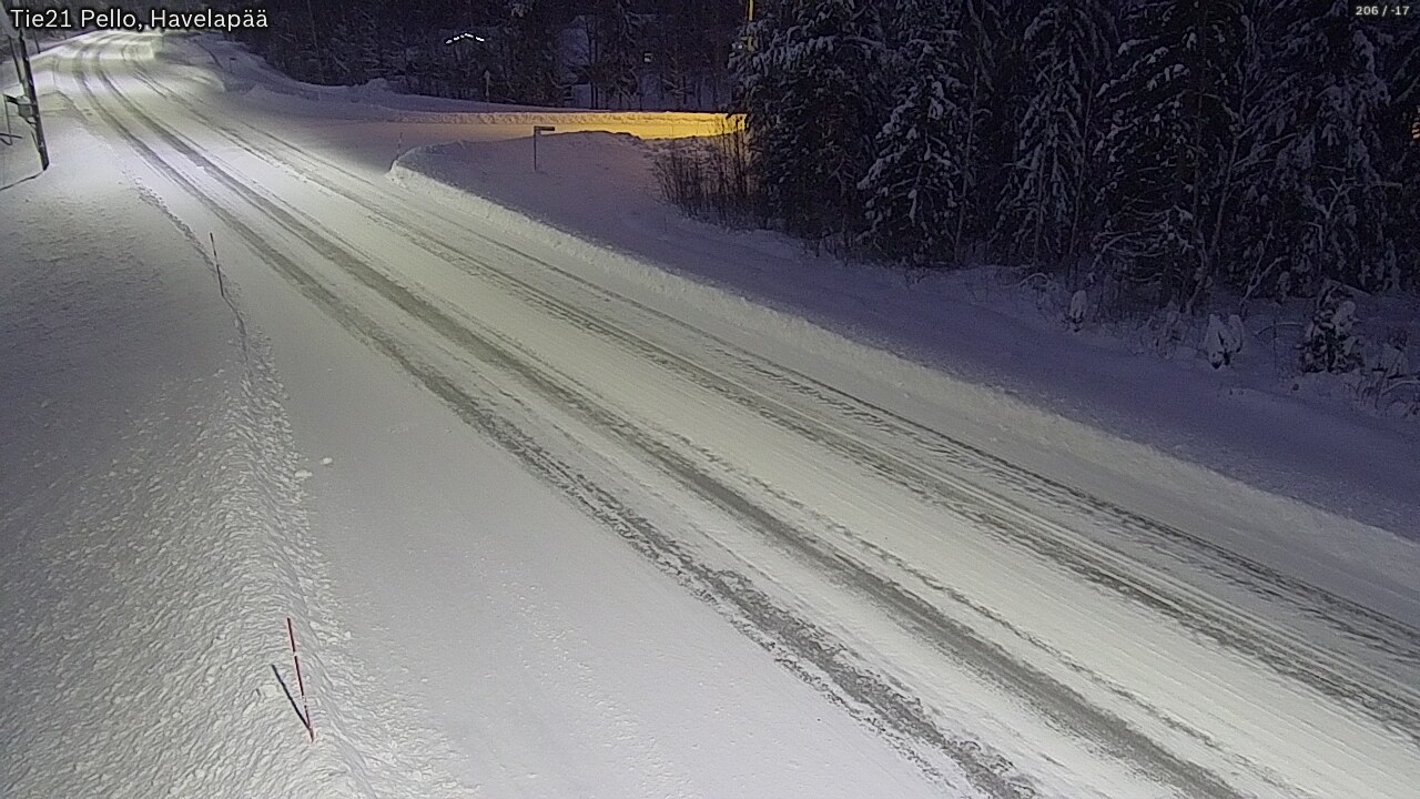 Kelikamerat Kuva Tie 21 Pello, Havelanpää, Pello, Lappi