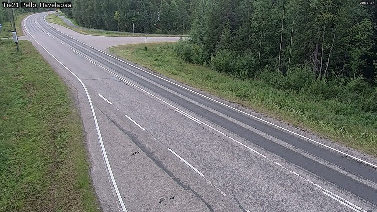 Kelikamerat Kuva Tie 21 Pello, Havelanpää, Pello, Lappi