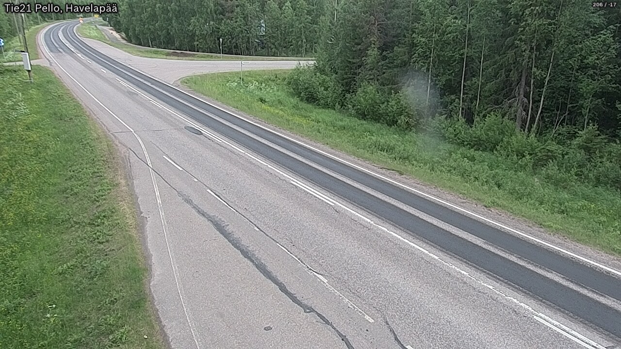 Kelikamerat Kuva Tie 21 Pello, Havelanpää, Pello, Lappi