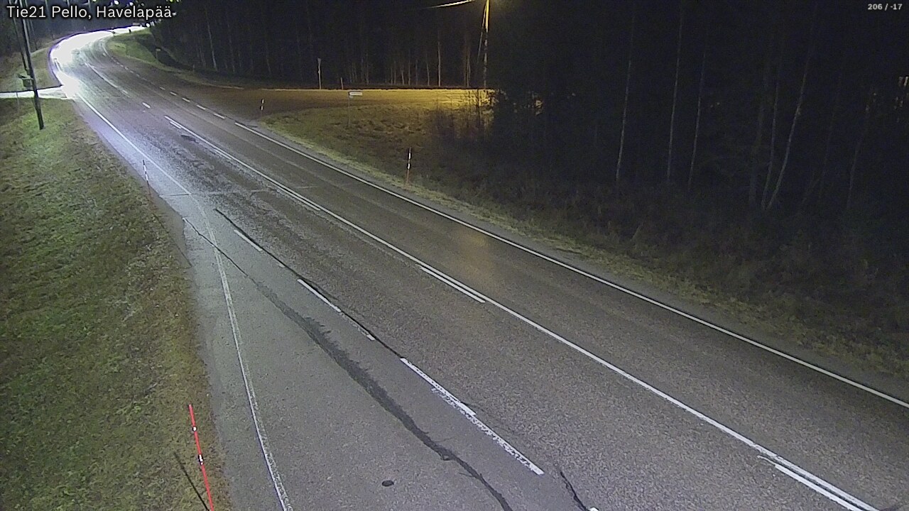 Kelikamerat Kuva Tie 21 Pello, Havelanpää, Pello, Lappi