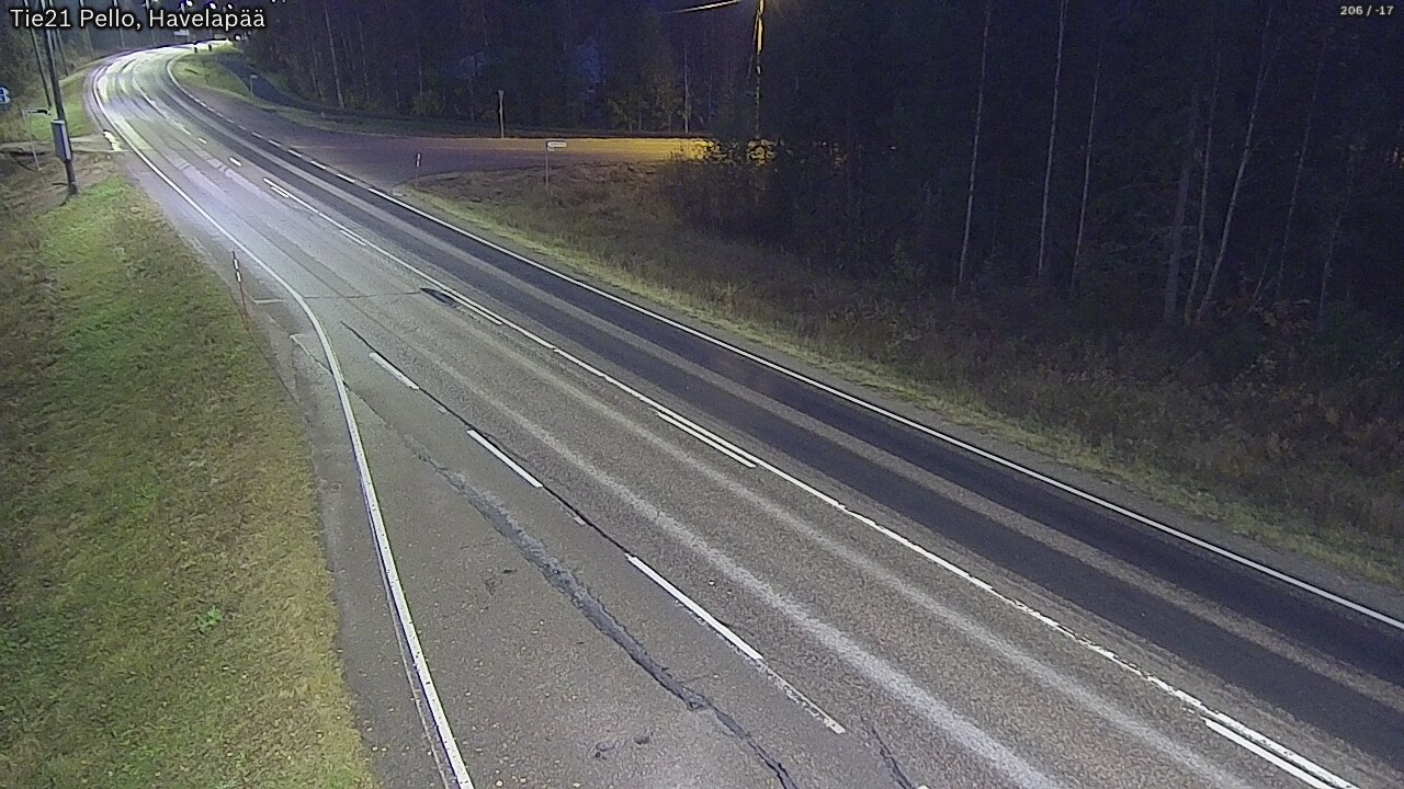 Kelikamerat Kuva Tie 21 Pello, Havelanpää, Pello, Lappi