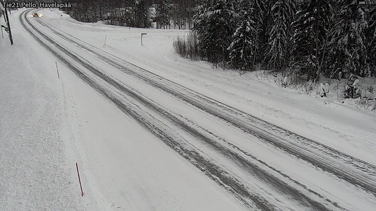 Kelikamerat Kuva Tie 21 Pello, Havelanpää, Pello, Lappi