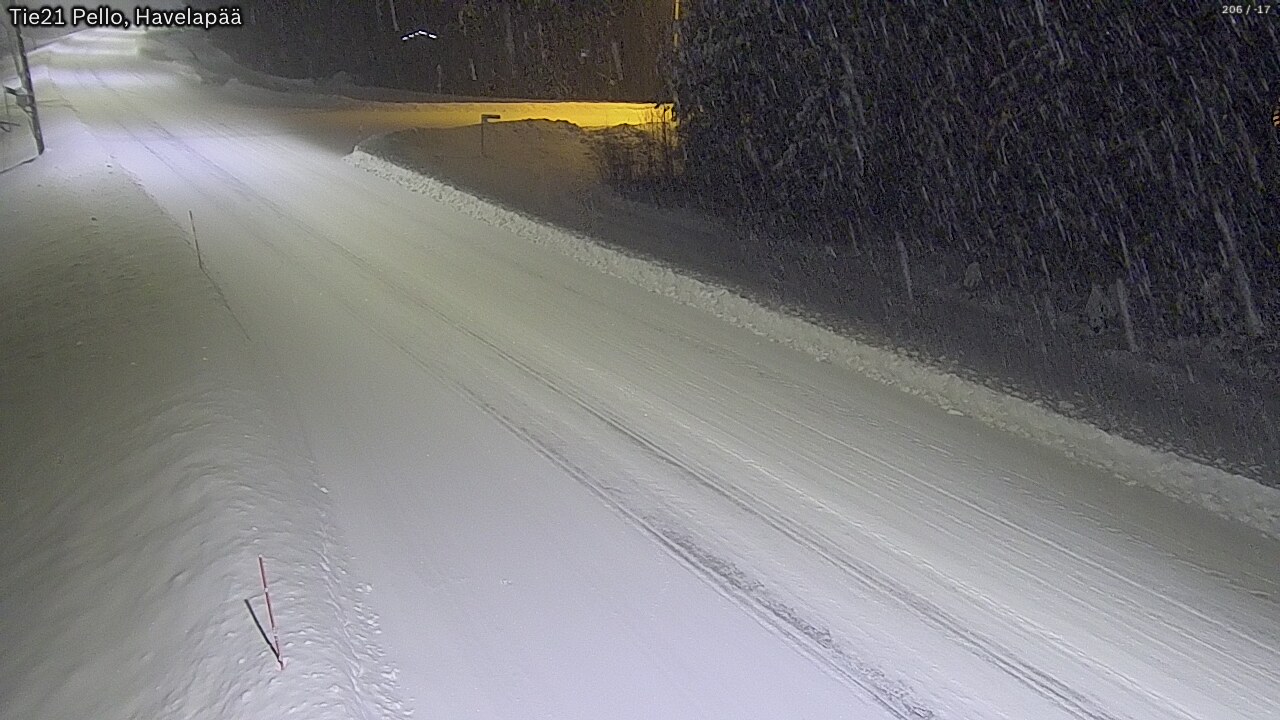 Kelikamerat Kuva Tie 21 Pello, Havelanpää, Pello, Lappi