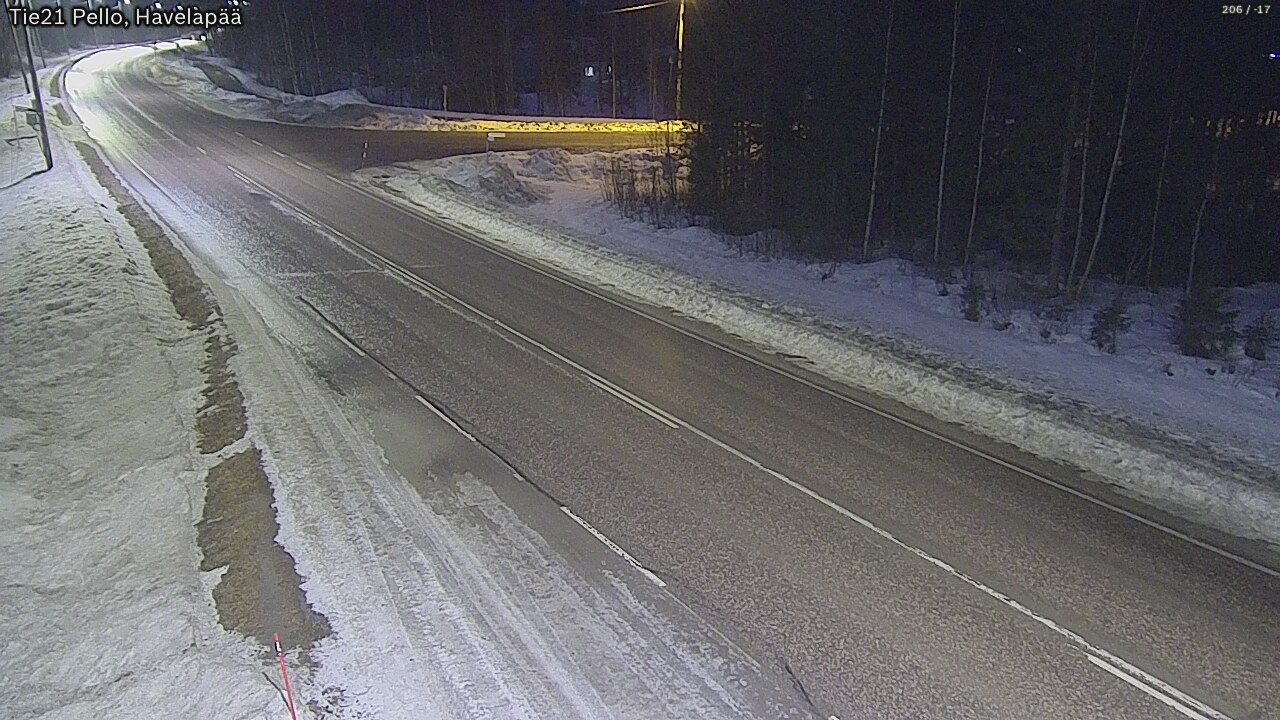 Kelikamerat Kuva Tie 21 Pello, Havelanpää, Pello, Lappi