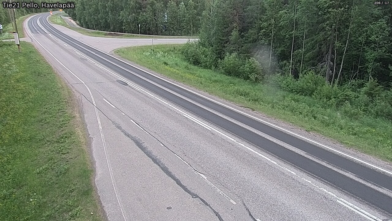Kelikamerat Kuva Tie 21 Pello, Havelanpää, Pello, Lappi