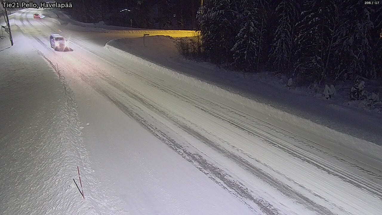 Kelikamerat Kuva Tie 21 Pello, Havelanpää, Pello, Lappi
