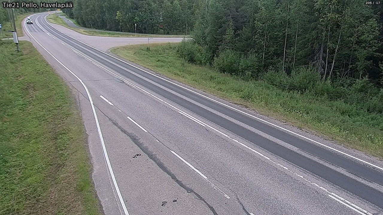 Kelikamerat Kuva Tie 21 Pello, Havelanpää, Pello, Lappi