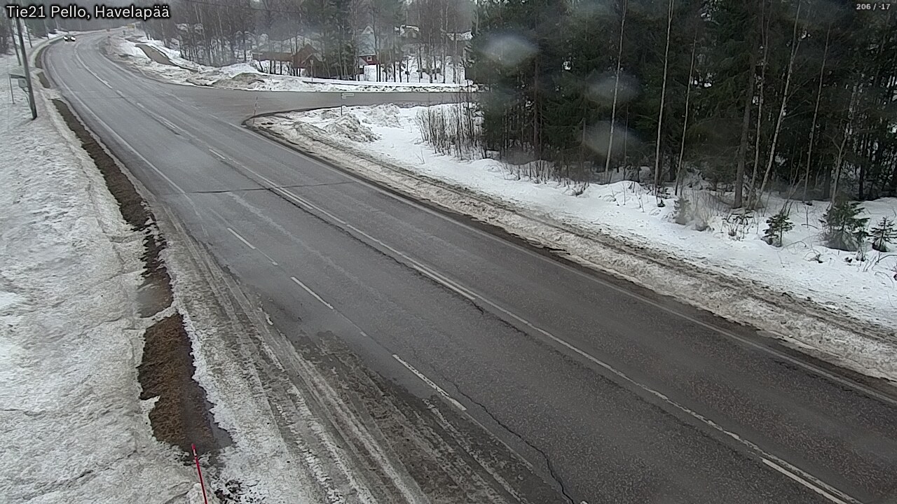 Kelikamerat Kuva Tie 21 Pello, Havelanpää, Pello, Lappi