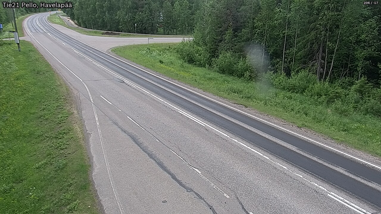 Kelikamerat Kuva Tie 21 Pello, Havelanpää, Pello, Lappi