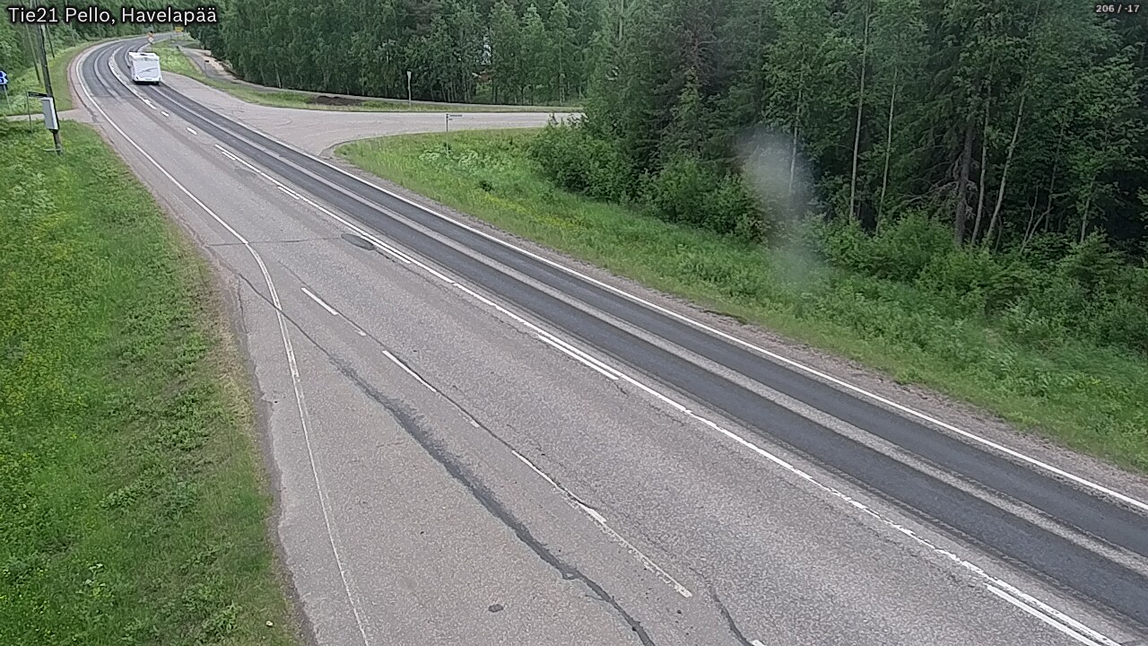 Kelikamerat Kuva Tie 21 Pello, Havelanpää, Pello, Lappi