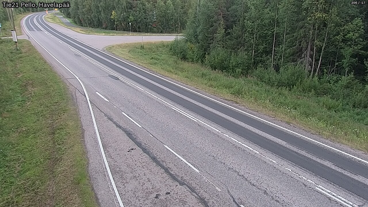 Kelikamerat Kuva Tie 21 Pello, Havelanpää, Pello, Lappi