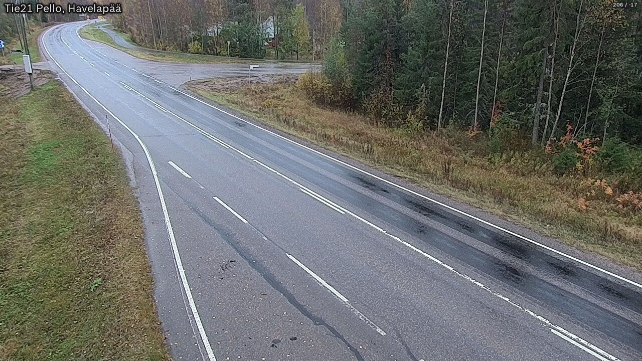 Kelikamerat Kuva Tie 21 Pello, Havelanpää, Pello, Lappi