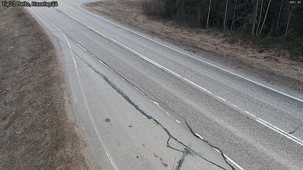 Kelikamerat Kuva Tie 21 Pello, Havelanpää, Pello, Lappi