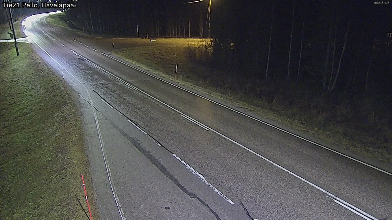 Kelikamerat Kuva Tie 21 Pello, Havelanpää, Pello, Lappi