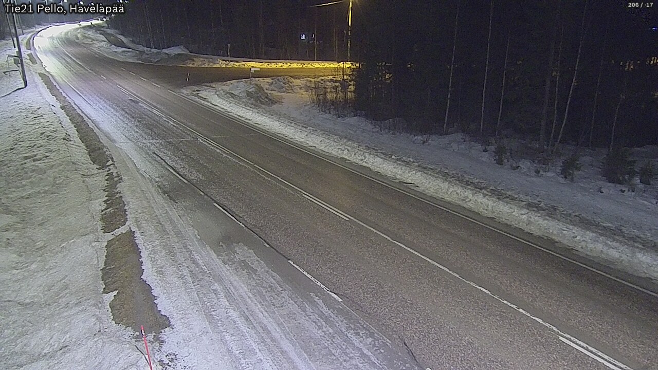 Kelikamerat Kuva Tie 21 Pello, Havelanpää, Pello, Lappi