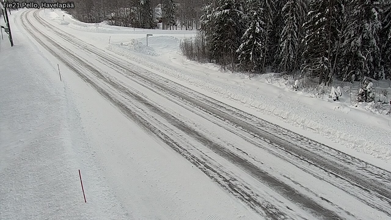 Weather Camera Image Road 21 Pello, Havelanpää, Pello, Lappi