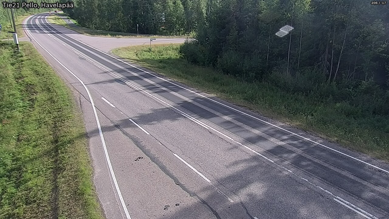 Kelikamerat Kuva Tie 21 Pello, Havelanpää, Pello, Lappi