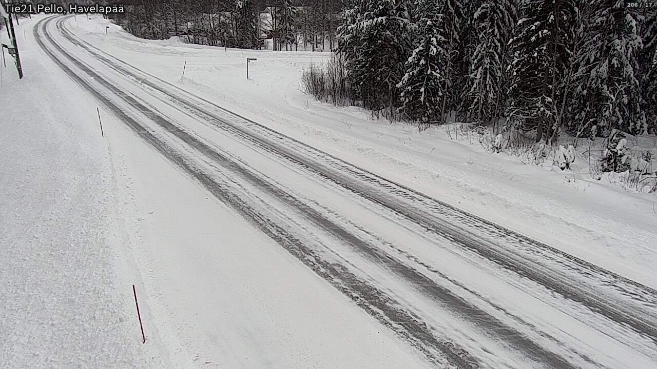 Kelikamerat Kuva Tie 21 Pello, Havelanpää, Pello, Lappi
