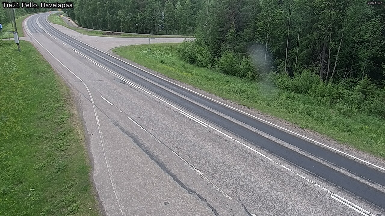 Kelikamerat Kuva Tie 21 Pello, Havelanpää, Pello, Lappi