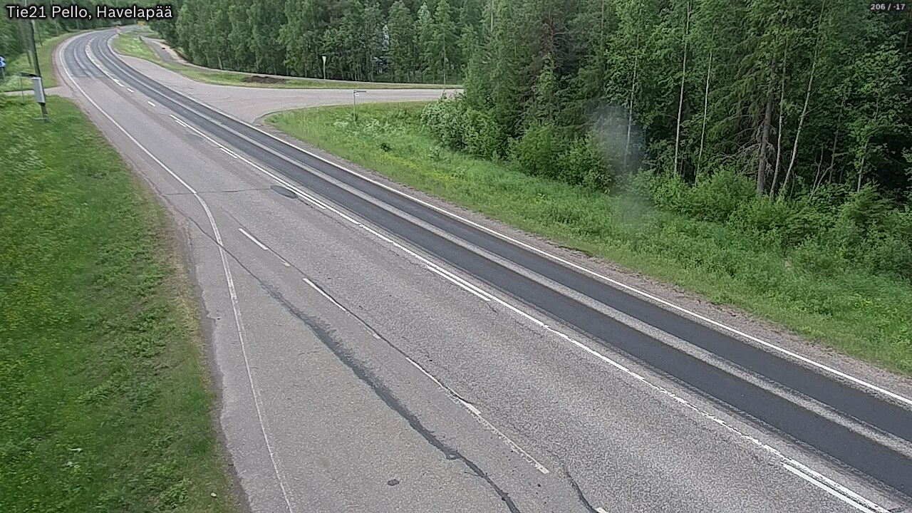 Kelikamerat Kuva Tie 21 Pello, Havelanpää, Pello, Lappi