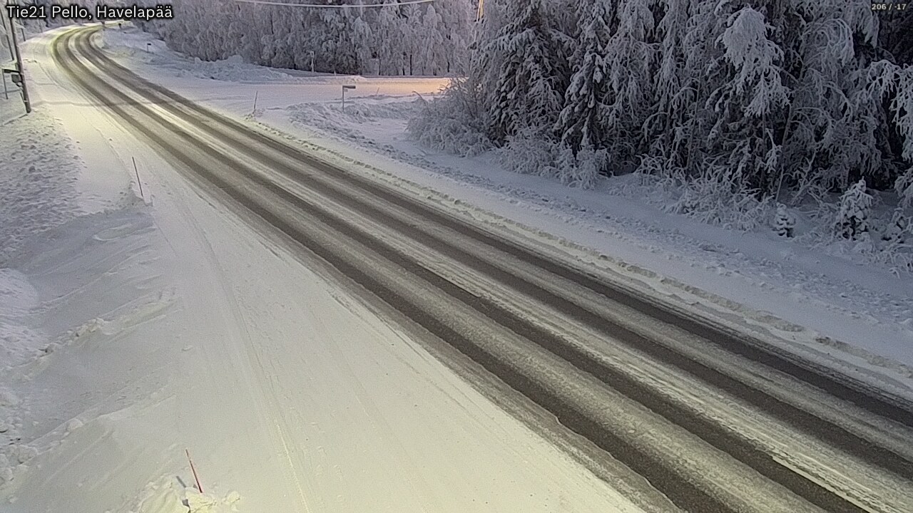 Kelikamerat Kuva Tie 21 Pello, Havelanpää, Pello, Lappi