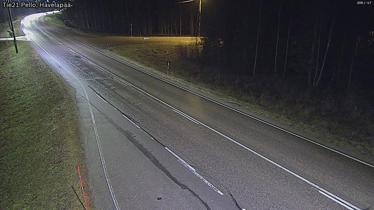 Kelikamerat Kuva Tie 21 Pello, Havelanpää, Pello, Lappi