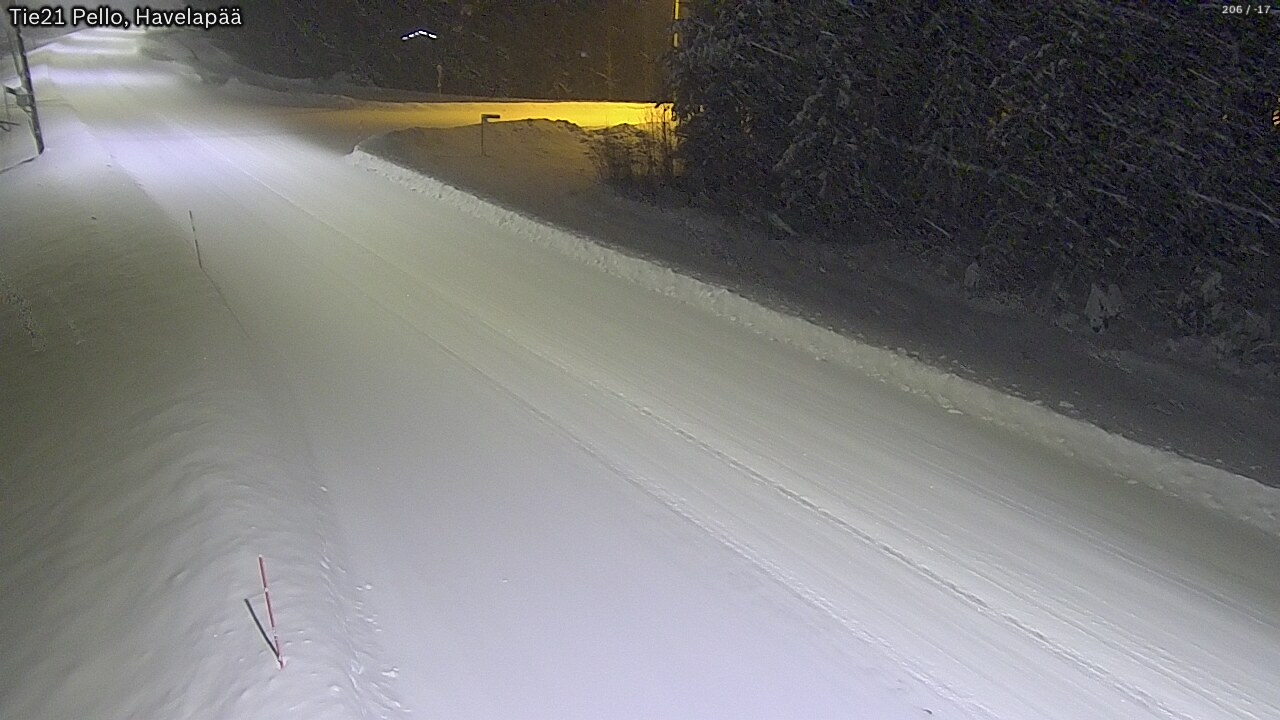 Kelikamerat Kuva Tie 21 Pello, Havelanpää, Pello, Lappi