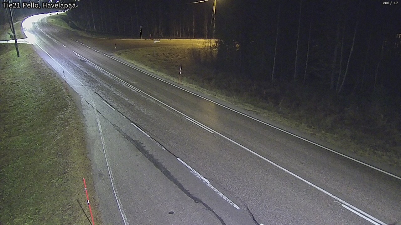 Kelikamerat Kuva Tie 21 Pello, Havelanpää, Pello, Lappi