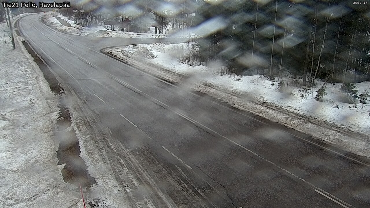 Kelikamerat Kuva Tie 21 Pello, Havelanpää, Pello, Lappi