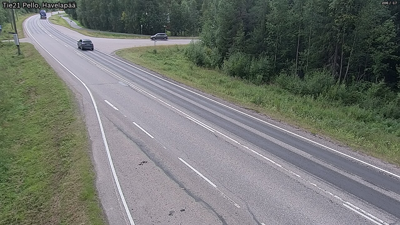 Kelikamerat Kuva Tie 21 Pello, Havelanpää, Pello, Lappi