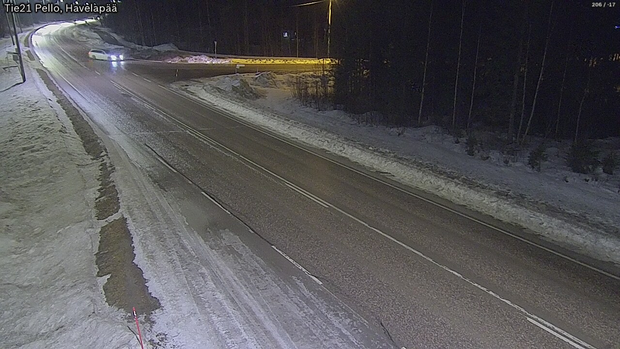 Kelikamerat Kuva Tie 21 Pello, Havelanpää, Pello, Lappi