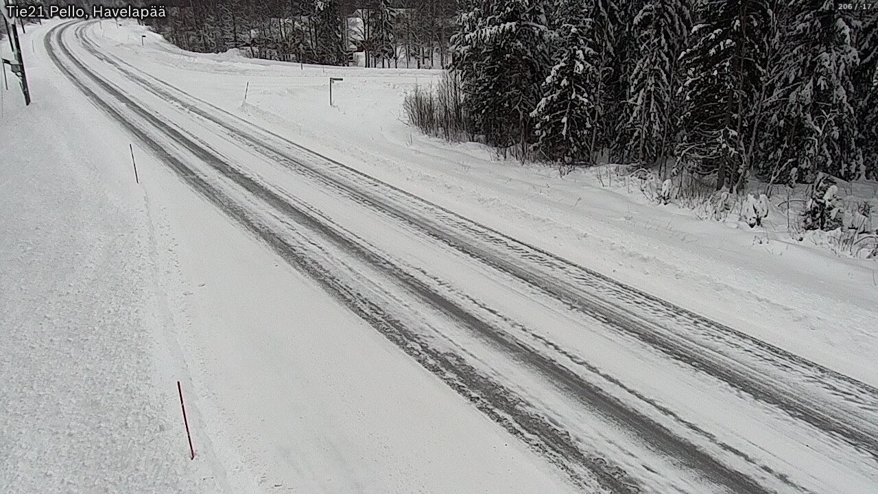 Kelikamerat Kuva Tie 21 Pello, Havelanpää, Pello, Lappi
