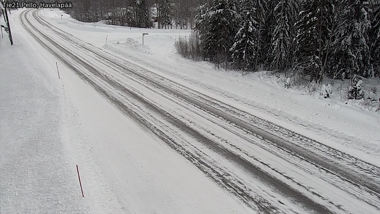 Weather Camera Image Road 21 Pello, Havelanpää, Pello, Lappi