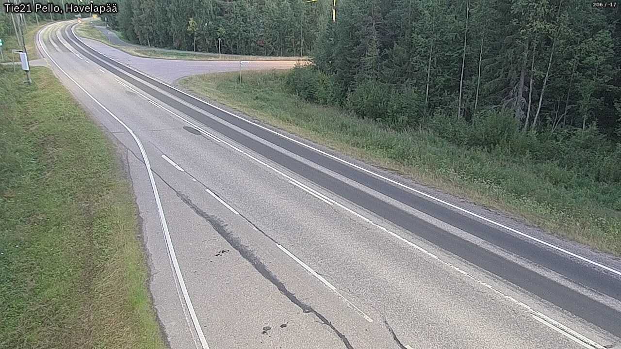 Kelikamerat Kuva Tie 21 Pello, Havelanpää, Pello, Lappi