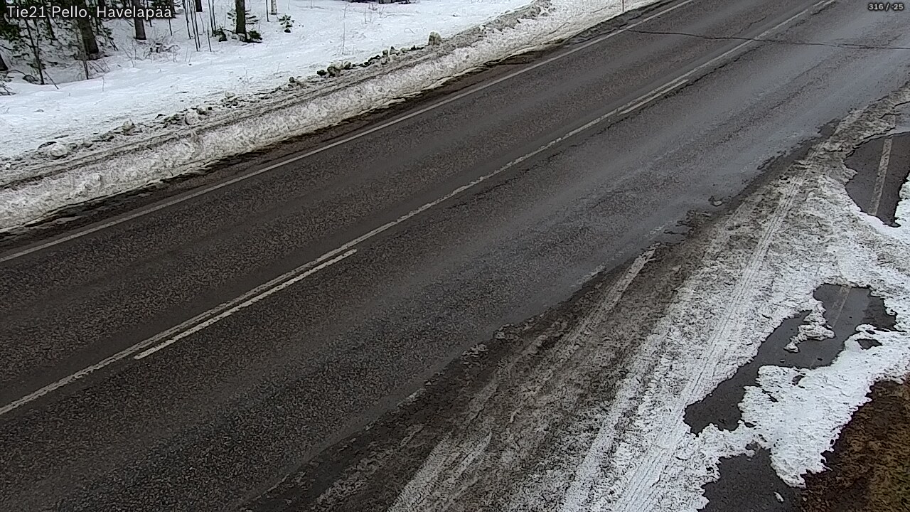 Kelikamerat Kuva Tie 21 Pello, Havelanpää, Pello, Lappi