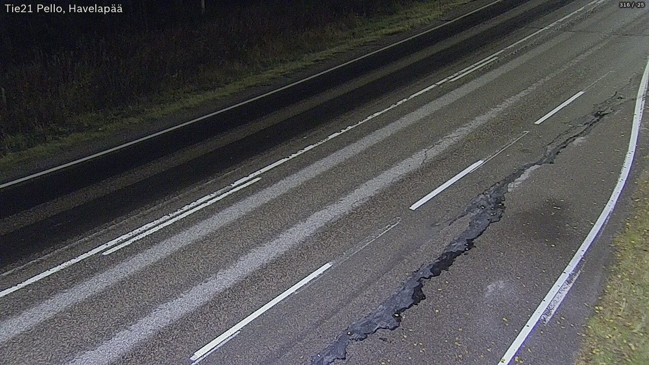 Kelikamerat Kuva Tie 21 Pello, Havelanpää, Pello, Lappi