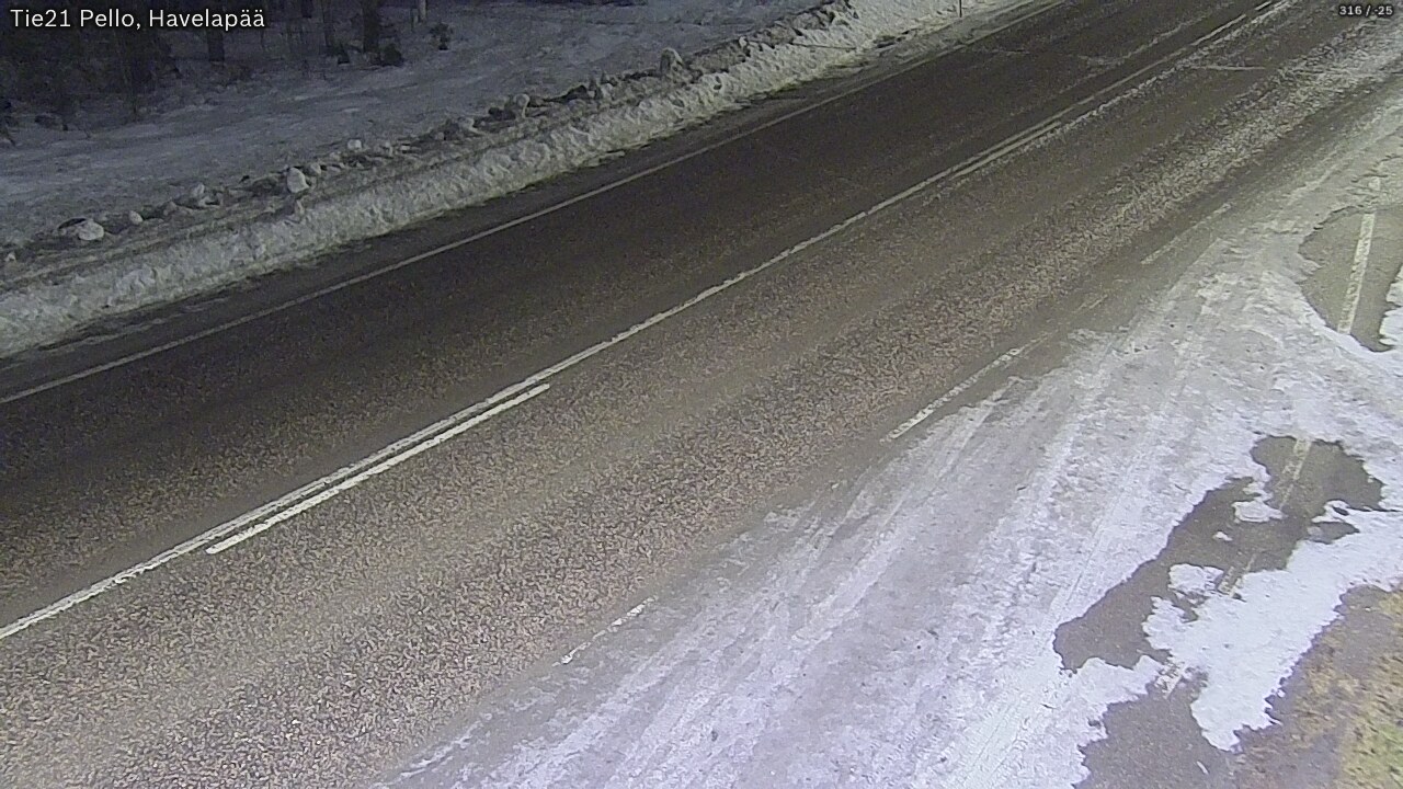 Kelikamerat Kuva Tie 21 Pello, Havelanpää, Pello, Lappi