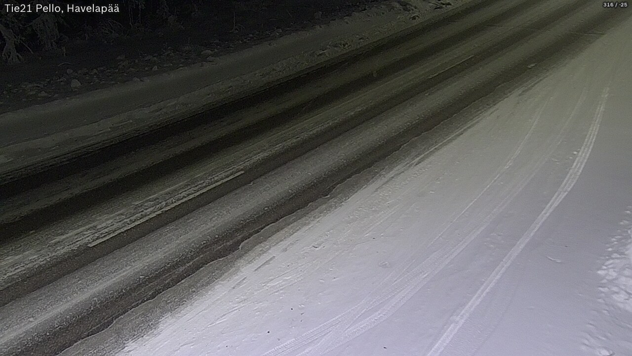 Kelikamerat Kuva Tie 21 Pello, Havelanpää, Pello, Lappi