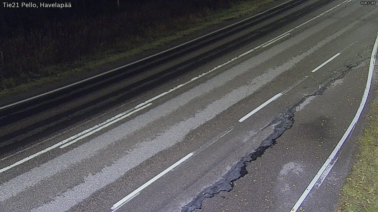 Kelikamerat Kuva Tie 21 Pello, Havelanpää, Pello, Lappi
