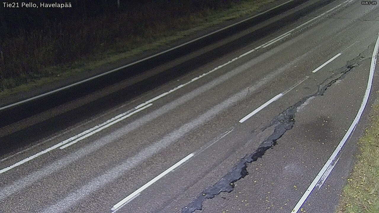Kelikamerat Kuva Tie 21 Pello, Havelanpää, Pello, Lappi