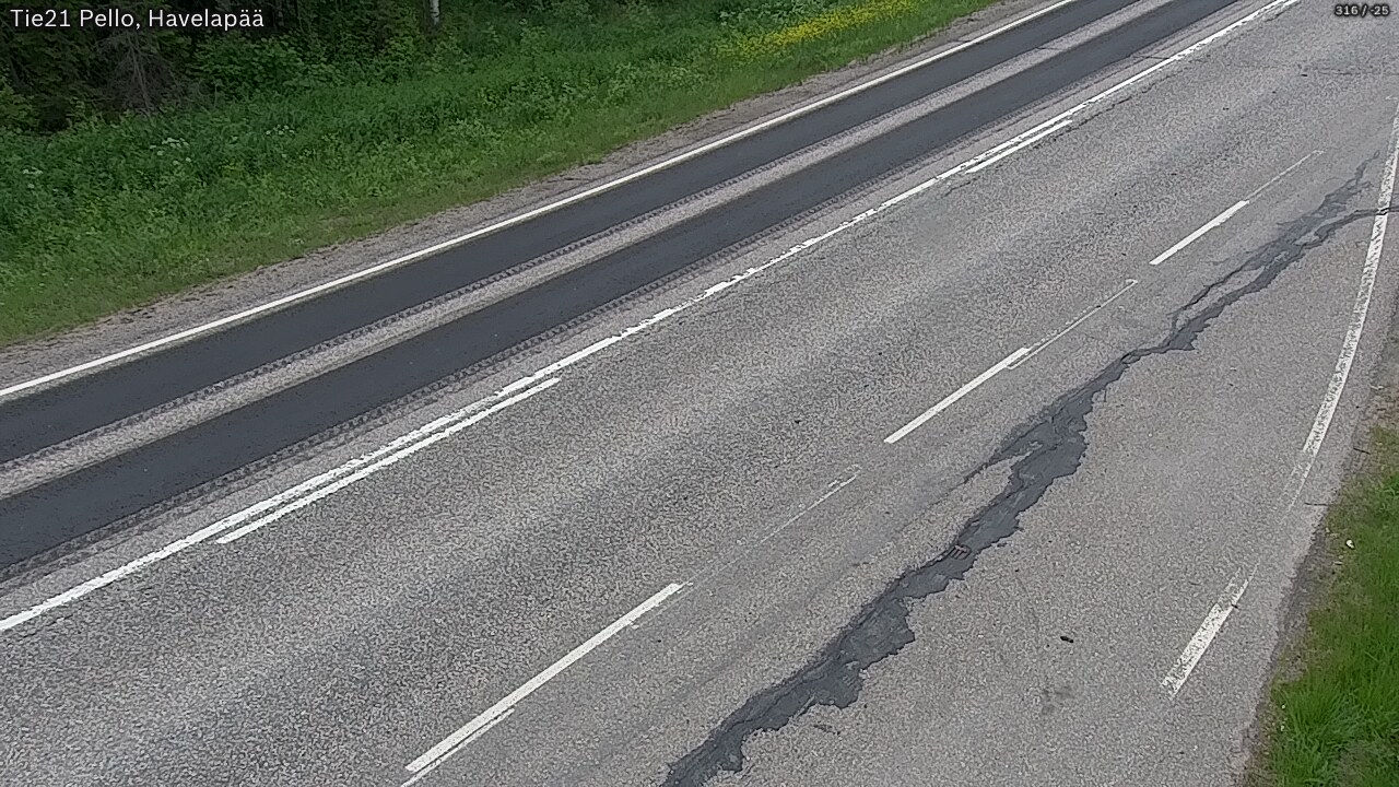 Kelikamerat Kuva Tie 21 Pello, Havelanpää, Pello, Lappi