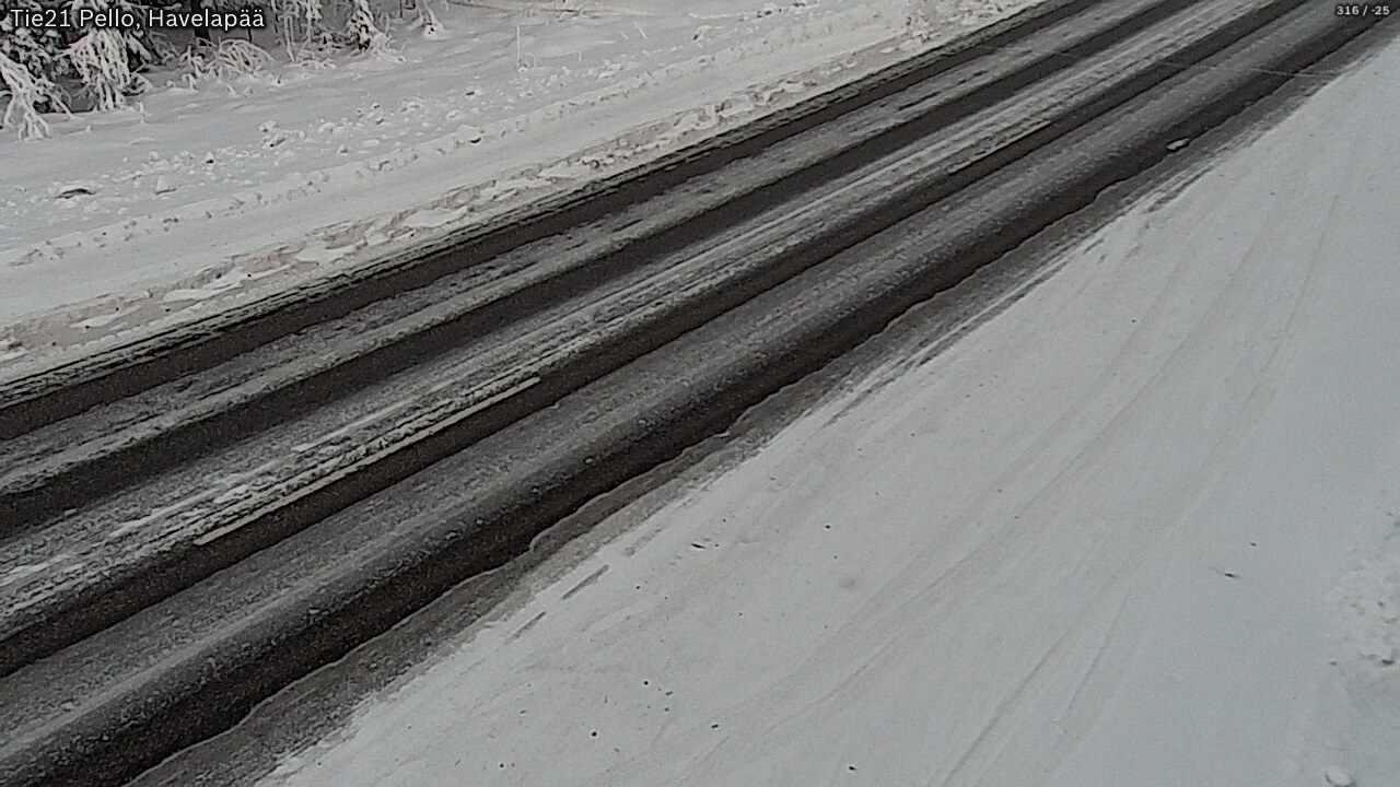 Kelikamerat Kuva Tie 21 Pello, Havelanpää, Pello, Lappi