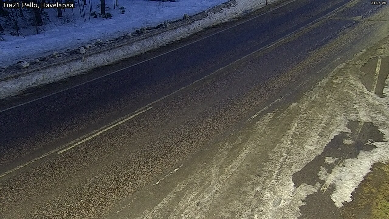 Kelikamerat Kuva Tie 21 Pello, Havelanpää, Pello, Lappi