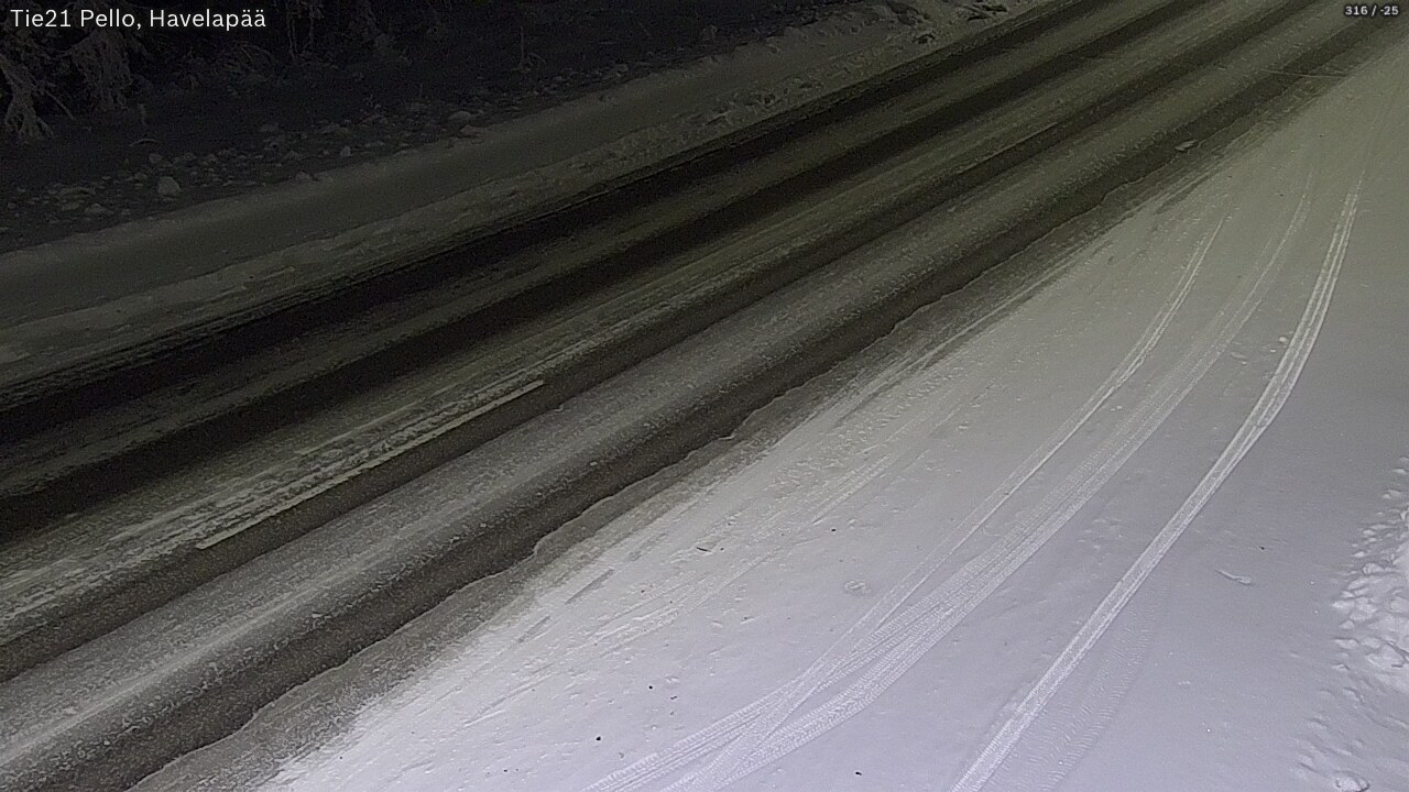 Kelikamerat Kuva Tie 21 Pello, Havelanpää, Pello, Lappi